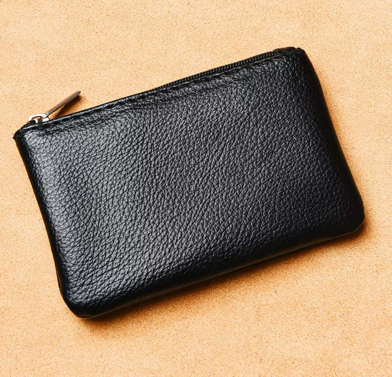 Monedero sencillo de piel sintética