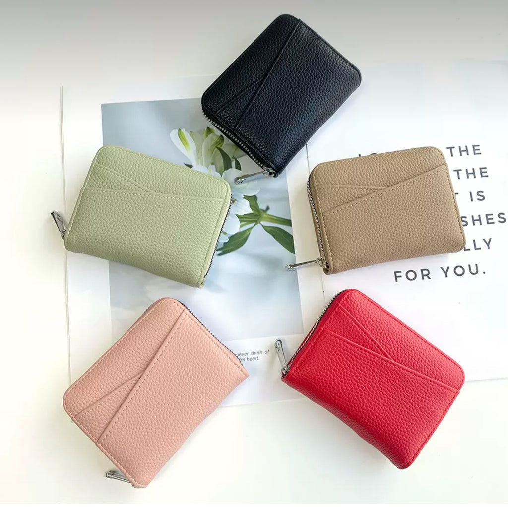 Monedero compacto con tarjetero