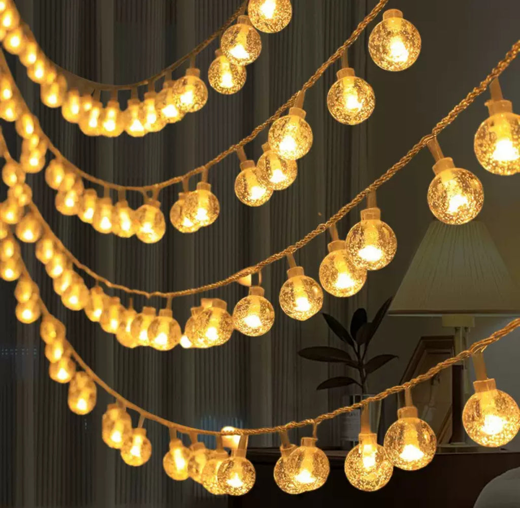 Guirnalda de Luces LED de Colores – 10 m, 80 bombillas, USB/Batería