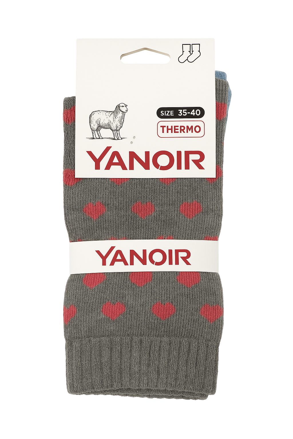 Calcetines térmicos de mujer · Pack de 3 pares · Talla 35–40